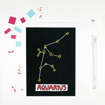 Star Sign Constellation Birthday Cards, 2 of 12