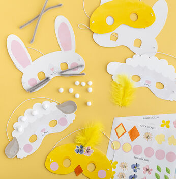 Easter Animal Mask Making Kit, 3 of 4