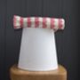 Dolly Raspberry Scallop Scrunchie Lampshade, thumbnail 3 of 3