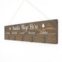 Personalised Christmas Stocking Hanger, Santa Stop Here, thumbnail 1 of 8