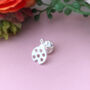 Sterling Silver Ladybird Pin Brooch, thumbnail 2 of 11