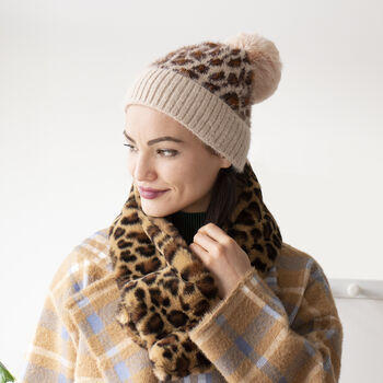 Leopard Print Crossover Scarf, 2 of 11