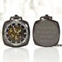 Open Face Personalised Pocket Watch Cartouche Design, thumbnail 1 of 4