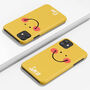 Personalised Yellow Smiley Phone Case, thumbnail 5 of 6