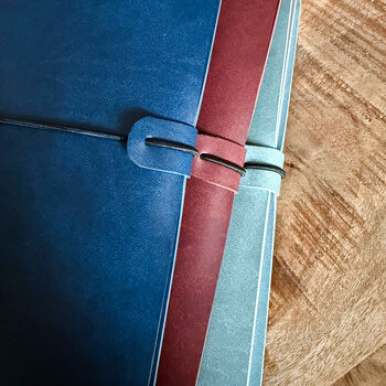 Vegan Leather Journal Cover – Customisable A5 Folio Planner System, 10 of 12
