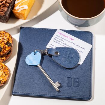 Eco Friendly Disabled Blue Badge Vegan Leather Wallet And Radar Key Made From Recycled Bottles In Navy, 2 of 5