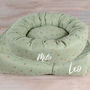 Personalised Mint Star Pet Bed, thumbnail 1 of 7