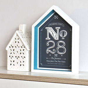 House Warming And New Home Gifts Ideas Notonthehighstreet Framed New Home House Number Print