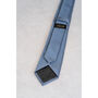 Slate Blue Textured Tie Set And Socks Wedding Groomsmen Gift, thumbnail 8 of 8