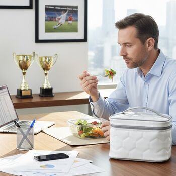 Personalised White Football Lunch Bag, 12 of 12