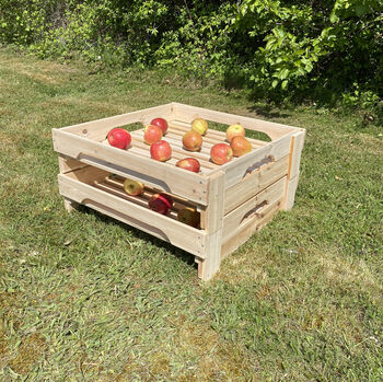 Traditional Dorset Apple Storage Trays Set Of Four, 2 of 9