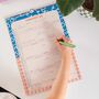 2025–2026 A3 Academic Family Calendar | Colour Flow, thumbnail 2 of 8