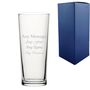 Personalised Beer Glass With Any Message, thumbnail 1 of 3