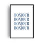 Bonjour French Giclée Art Print, thumbnail 3 of 3