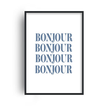 Bonjour French Giclée Art Print, 3 of 3