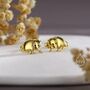 Sterling Silver Opposum Stud Earrings, thumbnail 5 of 12