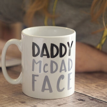 Daddy Mc Dad Face Mug, 2 of 4