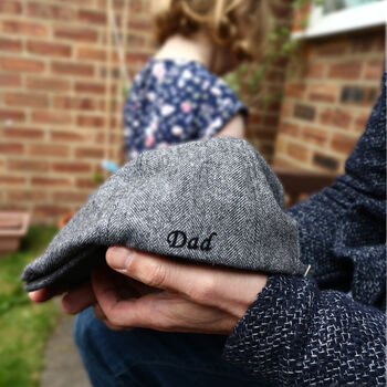 Personalised Dad/Grandad Flat Cap, 3 of 5