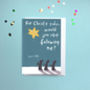 'Rude Christmas Star' Christmas Card, thumbnail 1 of 3