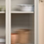 Tall Taylor Glass Cabinet In Panna Cotta, thumbnail 5 of 6