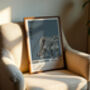 Snow Leopard | Big Cat Art Print, thumbnail 1 of 8