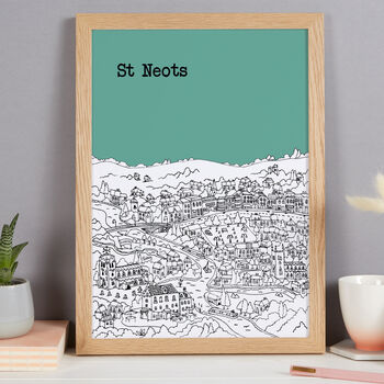 Personalised St Neots Print, 6 of 9