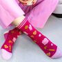 Baking Cakes Women's Bamboo Ankle Socks Pink, thumbnail 1 of 5