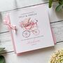 New Baby Girl Card Vintage Baby Carriage Design, thumbnail 4 of 5
