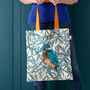 Kingfisher Tote Bag, thumbnail 1 of 5