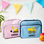 Kids Construction Lunch Bag Personalised Gift, thumbnail 1 of 6