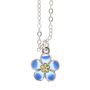 Forget Me Not Flower Necklace On Greeting Card, thumbnail 2 of 4