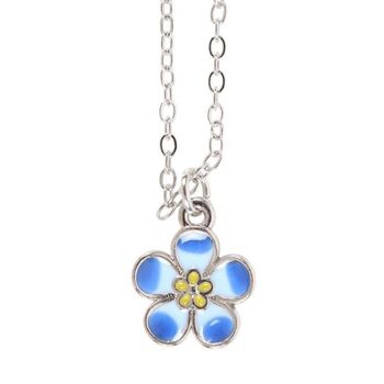 Forget Me Not Flower Necklace On Greeting Card, 2 of 4