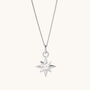 Shine Bright Star Necklace Silver Or Gold Vermeil Plate, thumbnail 3 of 6