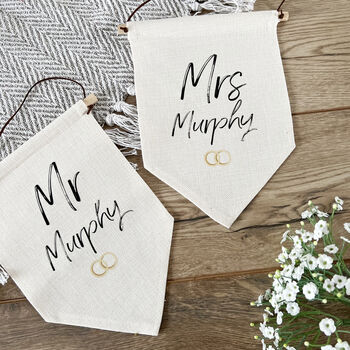 Personalised Wedding Chair Signs, 3 of 4