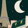 Paris Midnight Print, thumbnail 3 of 3