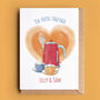 Steamy Tea Together Valentine Card, thumbnail 1 of 2