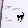 Brooch Gift Black Cat, thumbnail 4 of 4