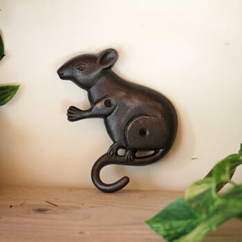 Cast Iron Rat Single Hook, 3 of 3