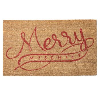 Merry Mischief Christmas Doormat, 2 of 2