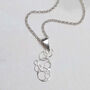 Sterling Silver Bubbles Necklace, thumbnail 5 of 9