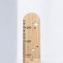 Natural Pine Height Growth Chart, Jigsaw Ruler Design, 50cm To 200cm, thumbnail 3 of 12