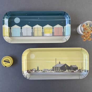 Beach Huts Melamine Tray, 5 of 7