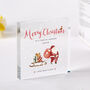Christmas Santa Sleigh Acrylic Plaque Gift, thumbnail 1 of 12