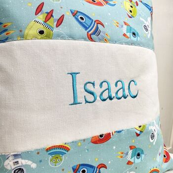 Outer Space Name Cushion, 8 of 11