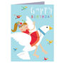 Mini Glittery Dove Birthday Card, thumbnail 2 of 4