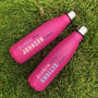 Personalised Reusable Pink Water Bottle, thumbnail 3 of 4