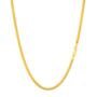 Gold Plated Miami Cuban Chain Necklace For Men, thumbnail 2 of 12