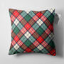 Xmas Christmas Cushion Cover With Plaid Pattern, thumbnail 7 of 8