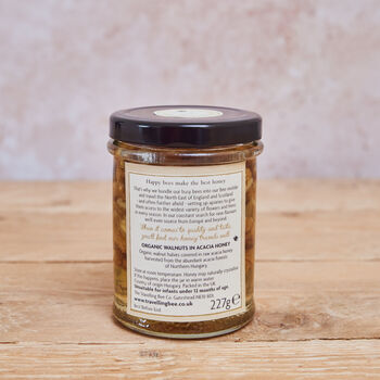 Organic Walnuts In Raw Acacia Honey, Two Jars, 3 of 5