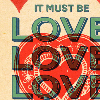It Must Be Love Music Print, 3 of 4